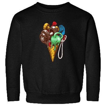 Discover Gym Ice Cream Workout Sweatshirts