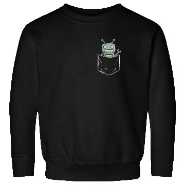 Discover Robot Pocket Sweatshirts
