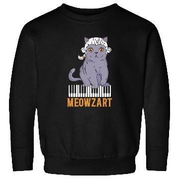 Discover Meowzart Piano Cat Musician Musical Pianist Music Sweatshirts