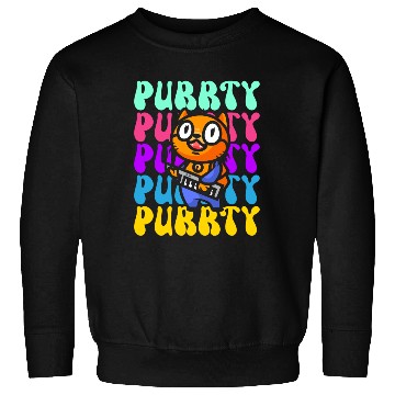 Discover Purrty Piano Cat Musician Musical Pianist Music Sweatshirts
