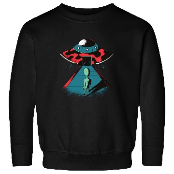 Discover Alien walking to ship Alien walking to ship inspir Sweatshirts