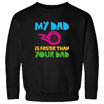 Discover Drag Racing Race Car Dad Son Sweatshirts