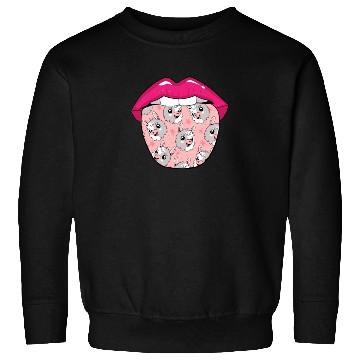 Discover Llama Tongue Sweatshirts