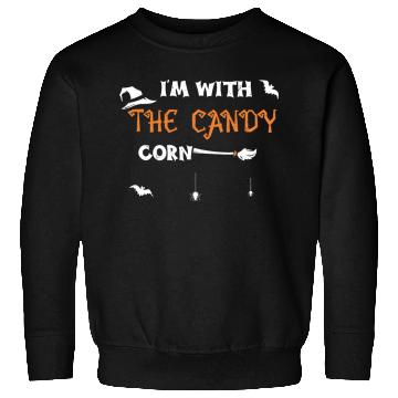 Discover I'm With The Candy Corn Sweatshirts