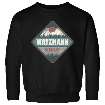 Discover Watzmann Bavaria Germany Vintage Hiking Design Sweatshirts