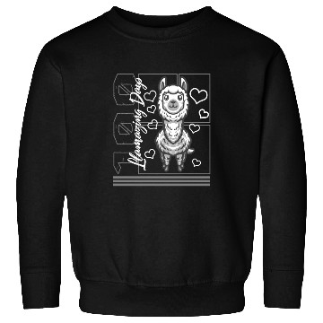 Discover School Sweatshirts, 100 LLamazing Days Cute Llama Sweatshirts,