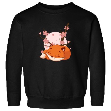 Discover Japanese Fox Cherry blossom Flower sakura kawaii Sweatshirts