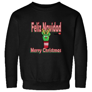 Discover Felíz Navidad Cactus Lady Sweatshirts