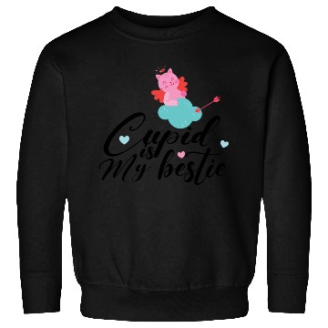 Discover Cupid is my bestie gift for valentine cupid lovers Sweatshirts