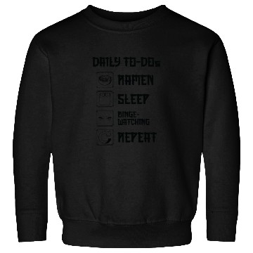 Discover Movie Fan Daily Binge Watcher Ramen Lover Sweatshirts