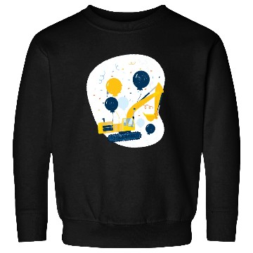 Discover Yellow bulldozer celebrating Yellow bulldozer cele Sweatshirts
