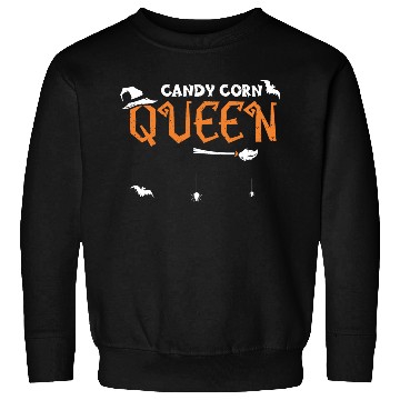 Discover Candy Corn Queen - Halloween Sweatshirts