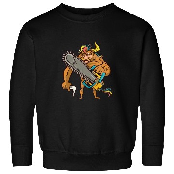 Discover Muscular bull chainsaw Muscular bull chainsaw insp Sweatshirts