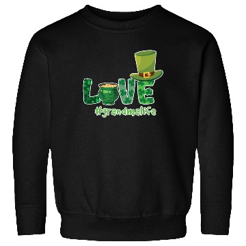 Discover Shamrock Love Grandma Saint Patrick Day Sweatshirts