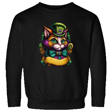 Discover Cat Mardi Gras Sweatshirts