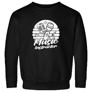 Discover Music Teacher Microphone Sweatshirts