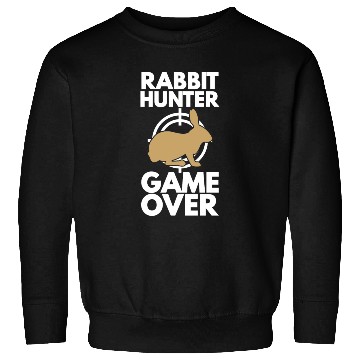 Discover Rabbit Hunter Game Over Rabbit Lover Sweatshirts