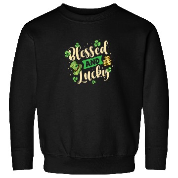 Discover Blessed And Lucky Irish Pride St. Patricks Day Sweatshirts