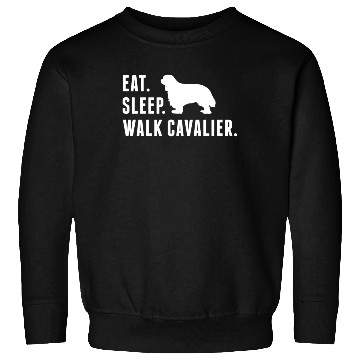 Discover Eat Sleep Walk Cavalier King Charles Spaniel Sweatshirts
