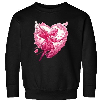 Discover funny Cupid Valentine's Day girls Sweatshirts