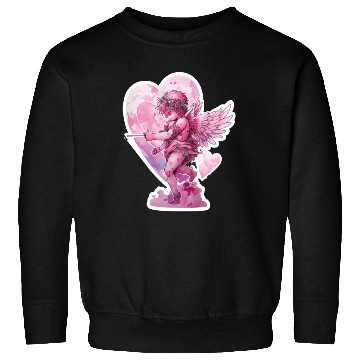 Discover funny Cupid Valentine's Day girls Sweatshirts