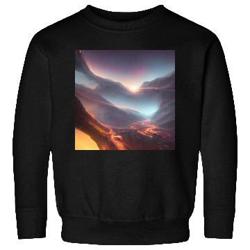 Discover Sunrise at the Tunnel View Point Sweatshirts