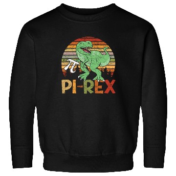 Discover Pi-rex Dinosaur Math Teacher Mathematician Pi Day Sweatshirts
