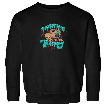 Discover Painting is my therapy - Painters Sweatshirts