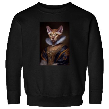 Discover Havana Brown Cat Breed Portrait Royal Renaissance Sweatshirts