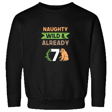Discover Gift 7 years birthday girl boy Ape Monkey Sweatshirts