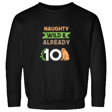 Discover Gift 10 years birthday girl boy Ape Monkey Sweatshirts