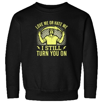 Discover Funny Electrical Lineman Saying Thank A Lineman Sweatshirts