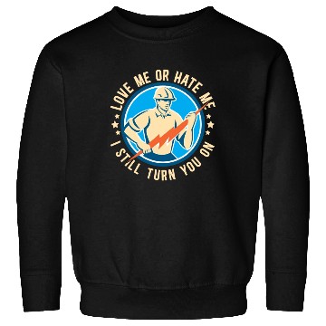 Discover Funny Electrical Lineman Saying Thank A Lineman Sweatshirts