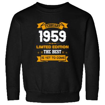 Discover February 1959 Birthday Surprise Sweatshirts