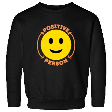 Discover slightly smiling positive person face Sweatshirts