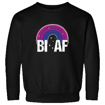Discover Bi AF Bisexual Pride Flag Rainbow Sweatshirts