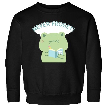 Discover Angry Frog Never Froget Revenge Book Sweatshirts