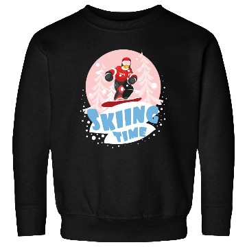 Discover Skiing time Sweatshirts