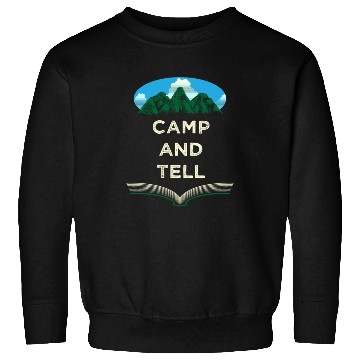Discover Camp and Tell Camping Friends Camper Buddy Couples Sweatshirts