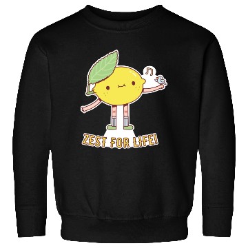 Discover Cute Lemon and Bird Zest For Life Sweatshirts