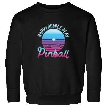 Discover Happy People Play Pinball Retro 80s Sweatshirts