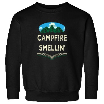 Discover Campfire Smellin Camping Summer Camper Tropical Fa Sweatshirts