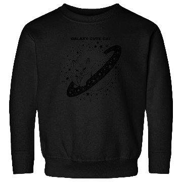 Discover Galaxy Cut Cat Sweatshirts