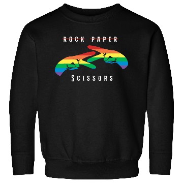 Discover Rock Paper Scissors | Funny Lesbian Pride LGBT Sweatshirts