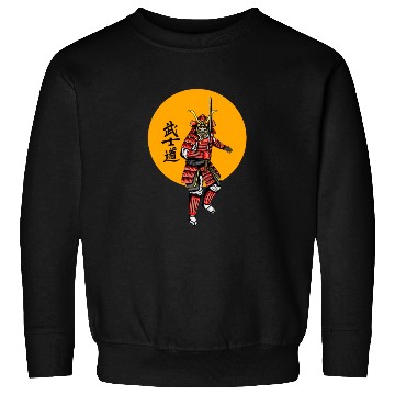 Discover Japanese samurai warrior yellow mask Sweatshirts