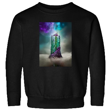 Discover Cosmic Gemstone and Glass \|/ Universe Sweatshirts