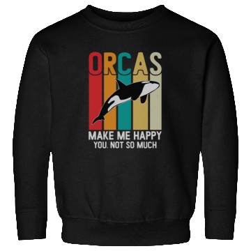 Discover King Orca, Ruler of the Seas Sweatshirts