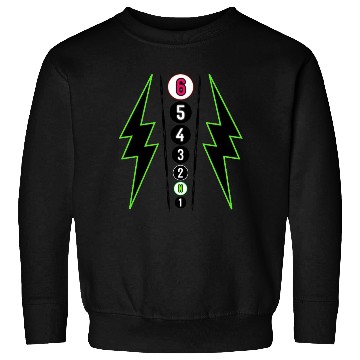 Discover GREEN LIGHTNING BOLT MOTORCYCLE SHIFT PATTERN Sweatshirts