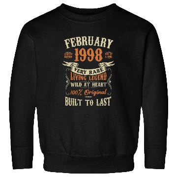 Discover February 1998 Birthday Surprise Sweatshirts