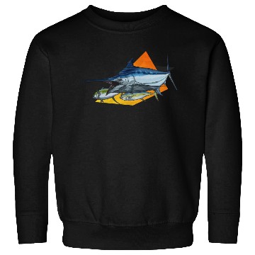 Discover Marlin Sweatshirts Orange n Black